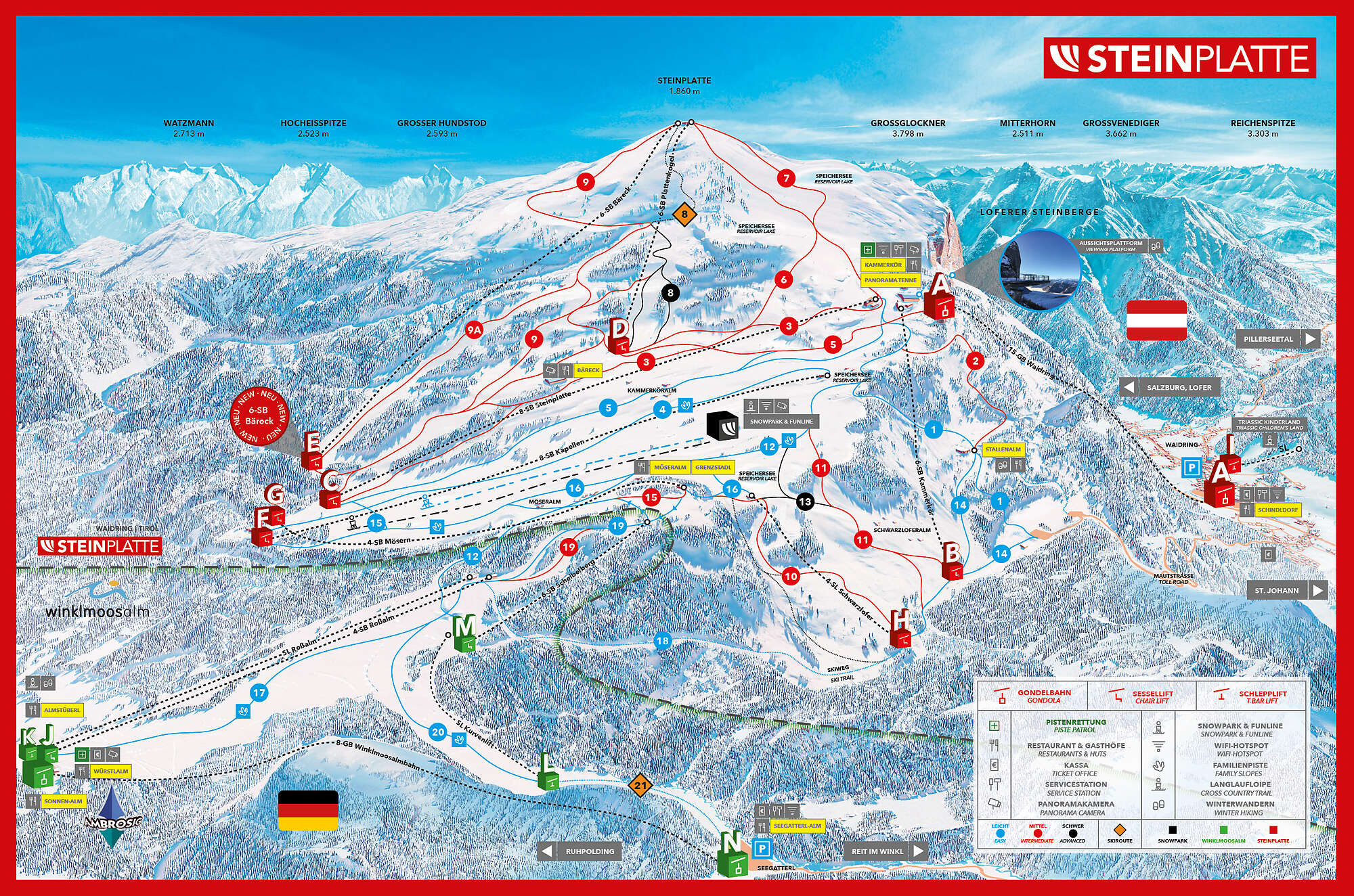 Steinplatte - Winklmoosalm/Lofer SKI & WELLNESS